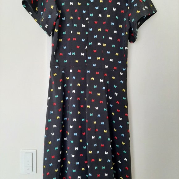 Size M (10-12) 'Trollied Dolly' Fit and Flare short sleeved dress - Picture 3 of 3